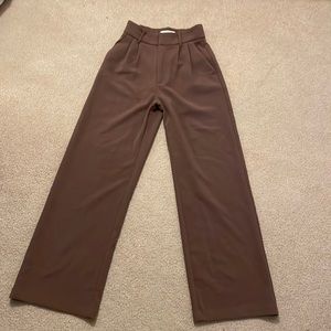 Abercrombie and Fitch Brown Wide Leg Trousers